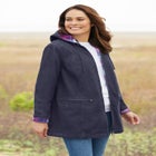 Flannel-Lined Denim Jacket image number 0