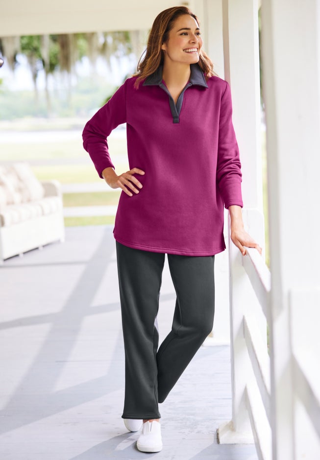 2-Piece Fleece Polo Set image number 3