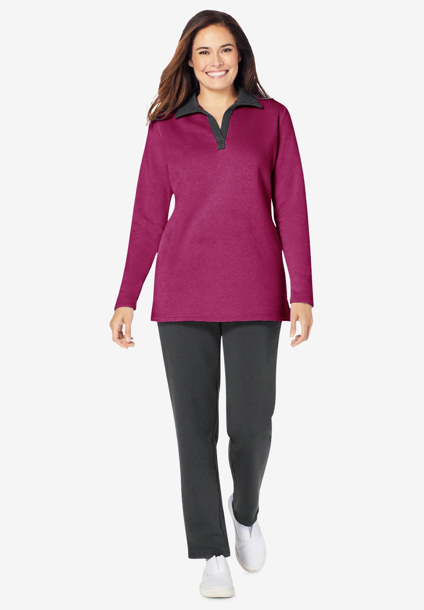 2-Piece Fleece Polo Set image number 0