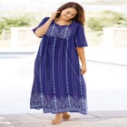 Bib-Front Short Sleeve Maxi Lounger image number null
