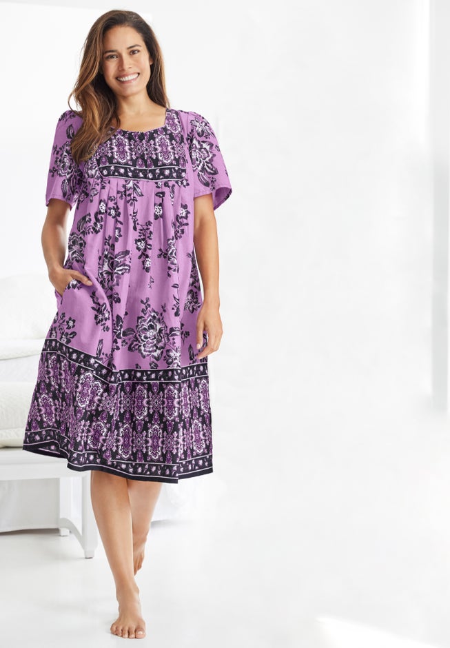 Mixed Print Short Lounger image number 5