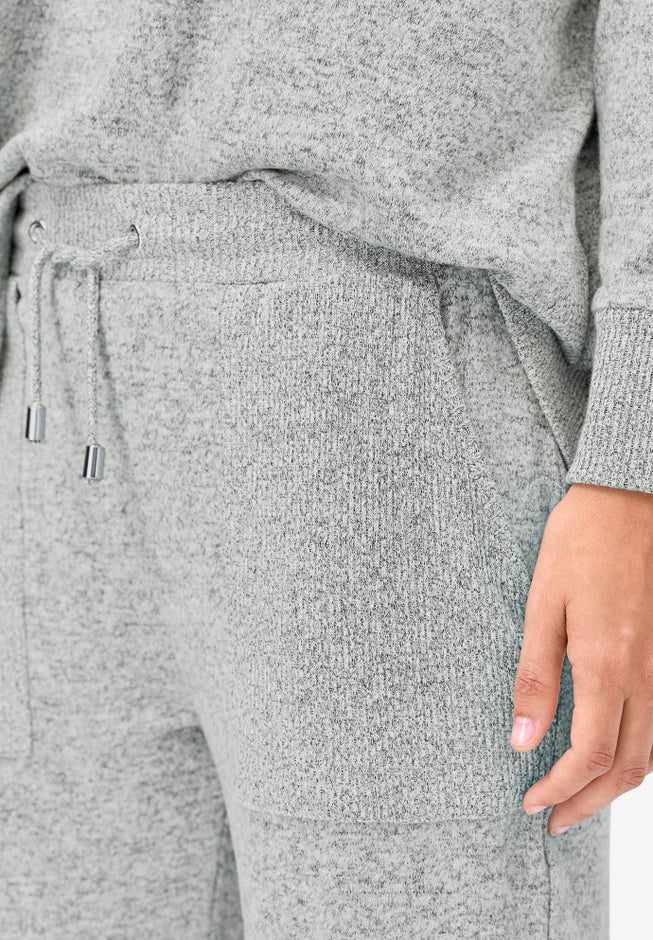 Marled Knit Jogger Pants image number 2