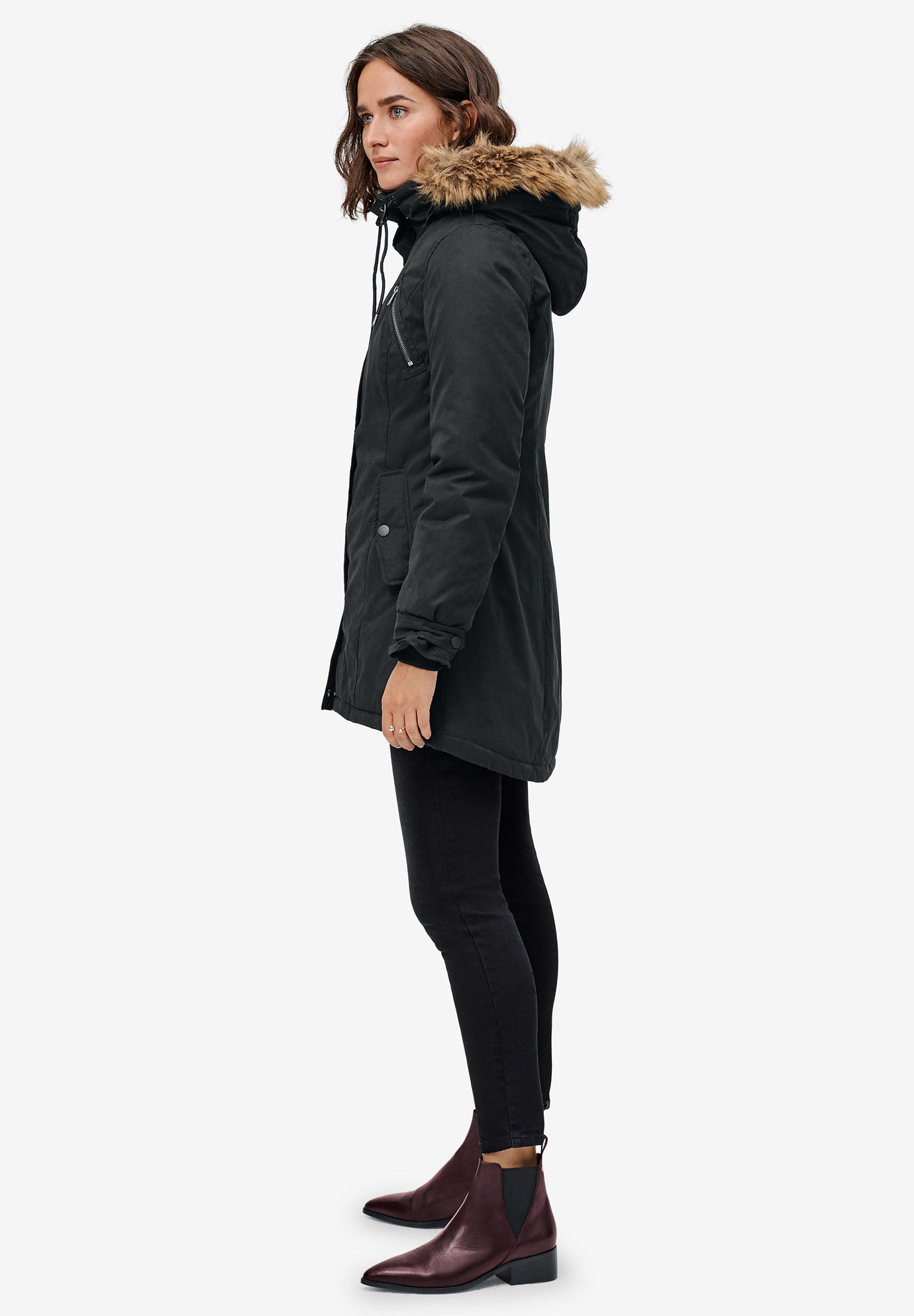 Modern A-line Parka image number 2