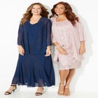 Masquerade Beaded Dress Set image number null