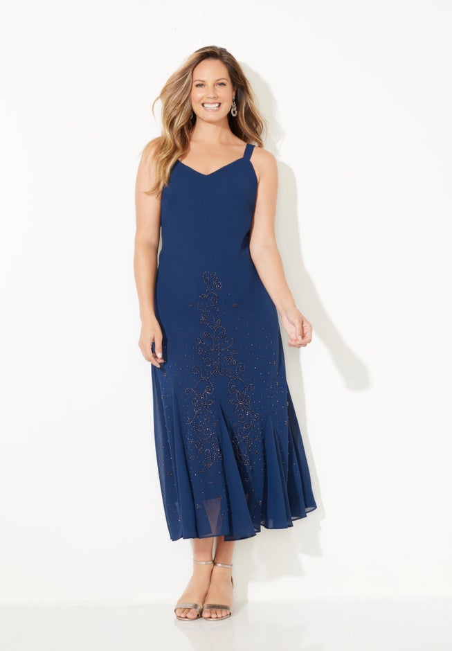 Masquerade Beaded Dress Set image number 7