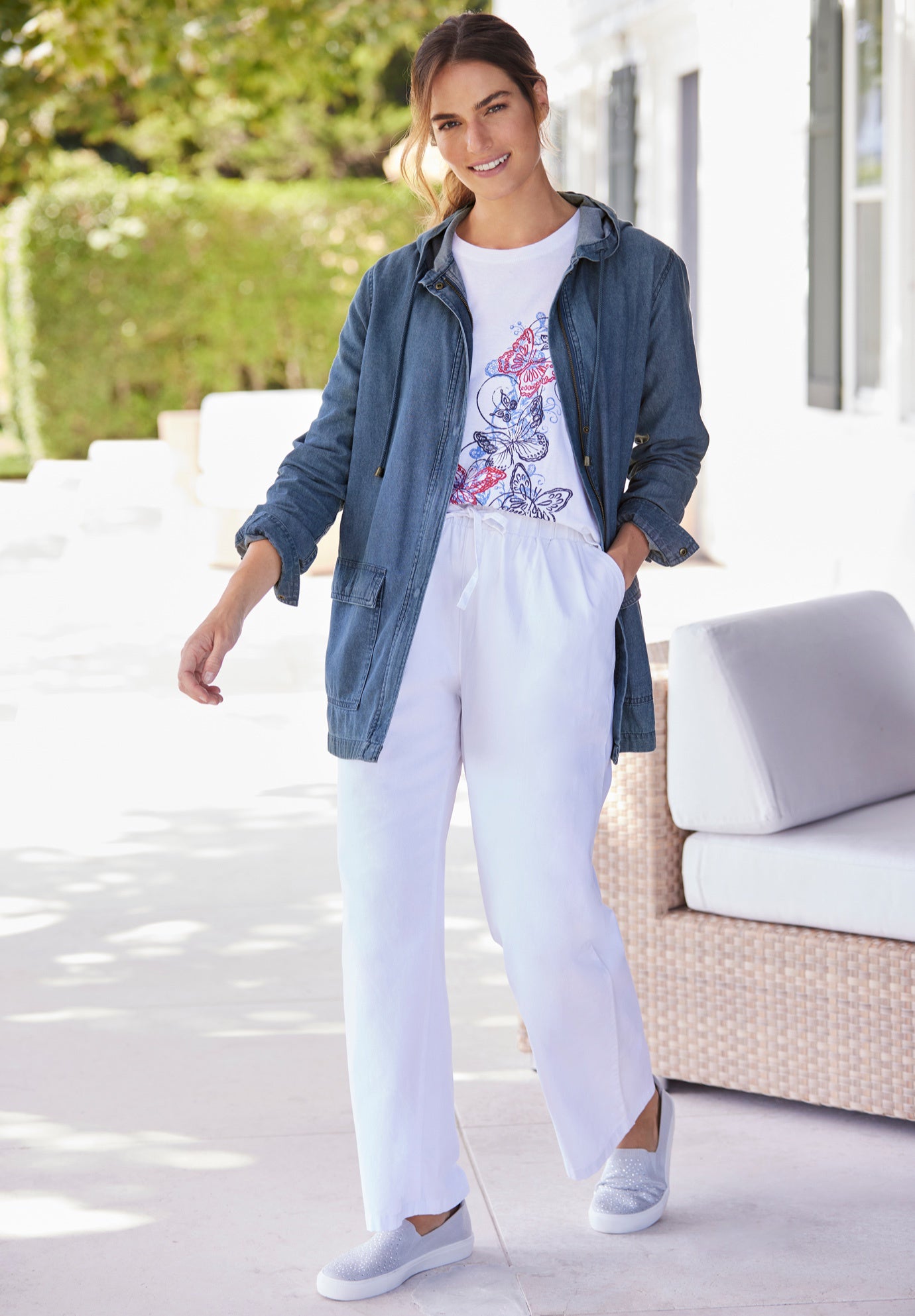 Lightweight Utility Hoodie Jacket image number 7