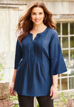 Georgette Pintuck Blouse