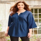 Georgette Pintuck Blouse image number null