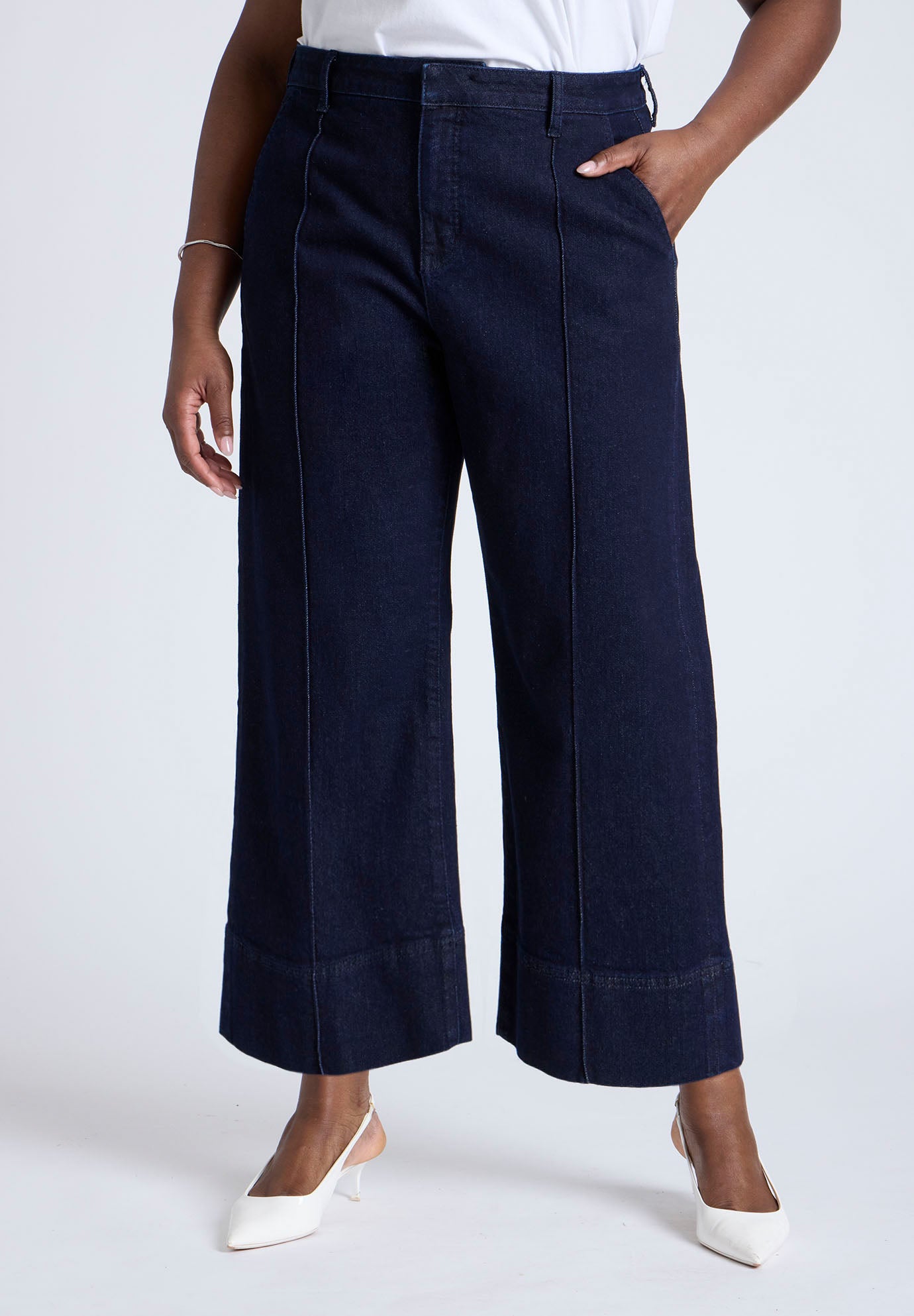  The Pintuck Trouser Jean  image number 1