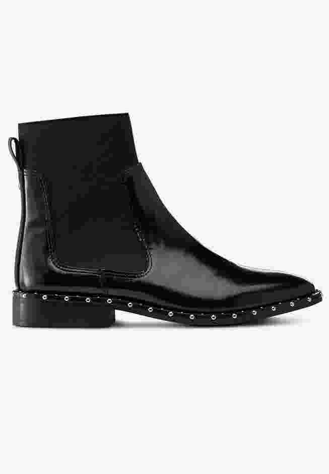 Patent Leather Studded Bootie image number 0