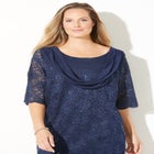 Sparkle & Lace 2-Piece Pant Suit image number null