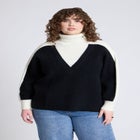 Mixed Knit Turtleneck image number null