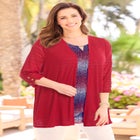 Shadow Stripe Cardigan image number null