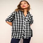 Plaid Flannel Tunic image number null
