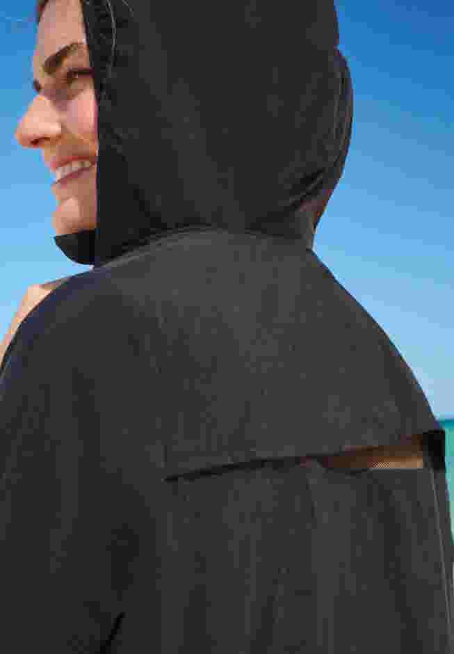 Hooded Taslon Cover Up image number 3