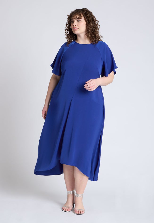 Seam Detail Relaxed Midi Dress | Fullbeauty Outlet Seam Detail Relaxed Midi Dress | Fullbeauty Outlet