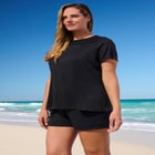 Mesh Yoke Swim Tee image number 2