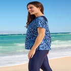 Mesh Yoke Swim Tee image number 2