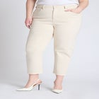 The Naomi Comfort Stretch Straight Crop Jean image number null