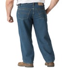 Expandable Waist Relaxed Fit Jeans image number null