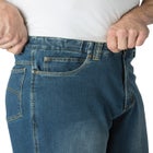 Expandable Waist Relaxed Fit Jeans image number null