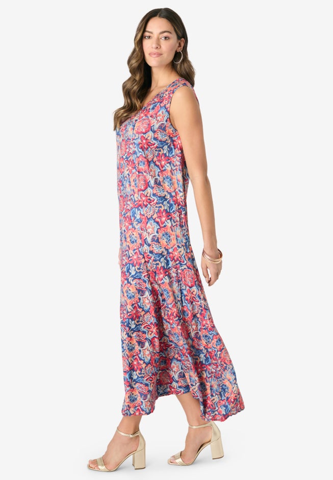 Printed Maxi Dress image number 2