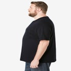 Shrink-Less™ Lightweight Pocket Crewneck T-Shirt image number null