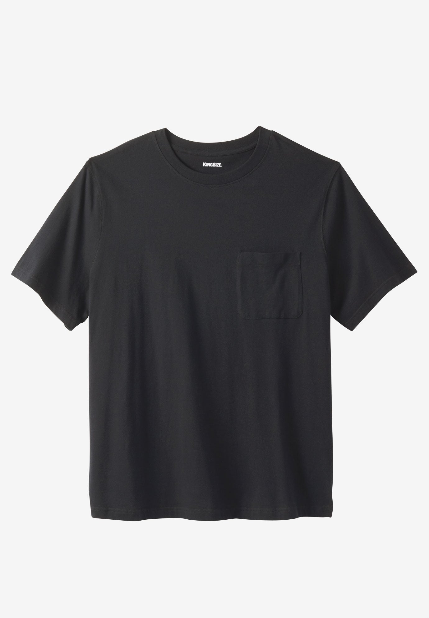Shrink-Less&trade; Lightweight Pocket Crewneck T-Shirt image number 0