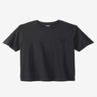 Shrink-Less&trade; Lightweight Pocket Crewneck T-Shirt image number 0