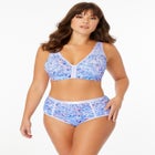 Wireless Front-Close Cotton Comfort Bra image number null