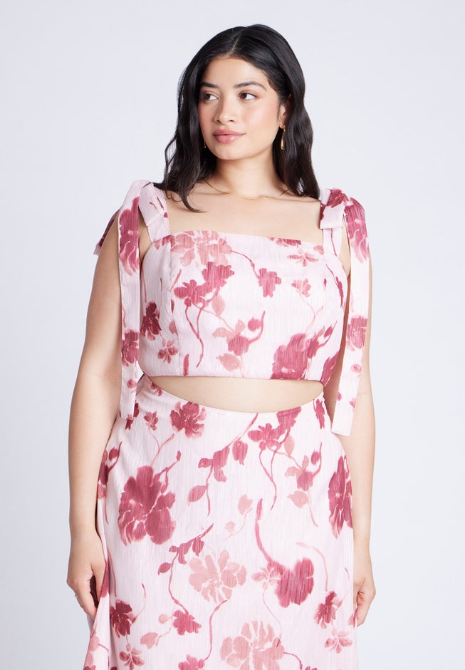 Floral Crop Top image number 0