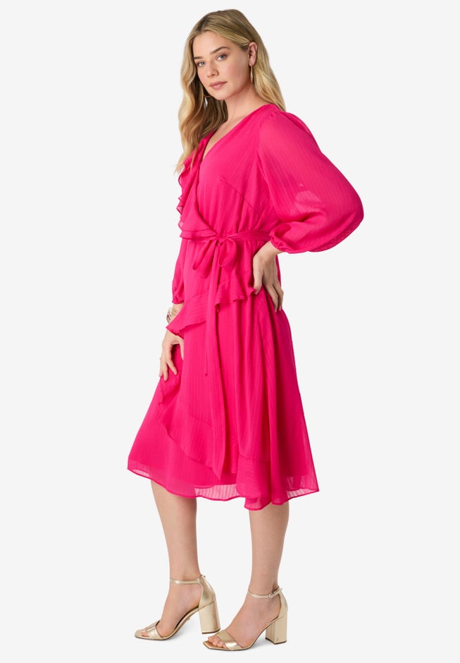 Chiffon Wrap Dress image number 1