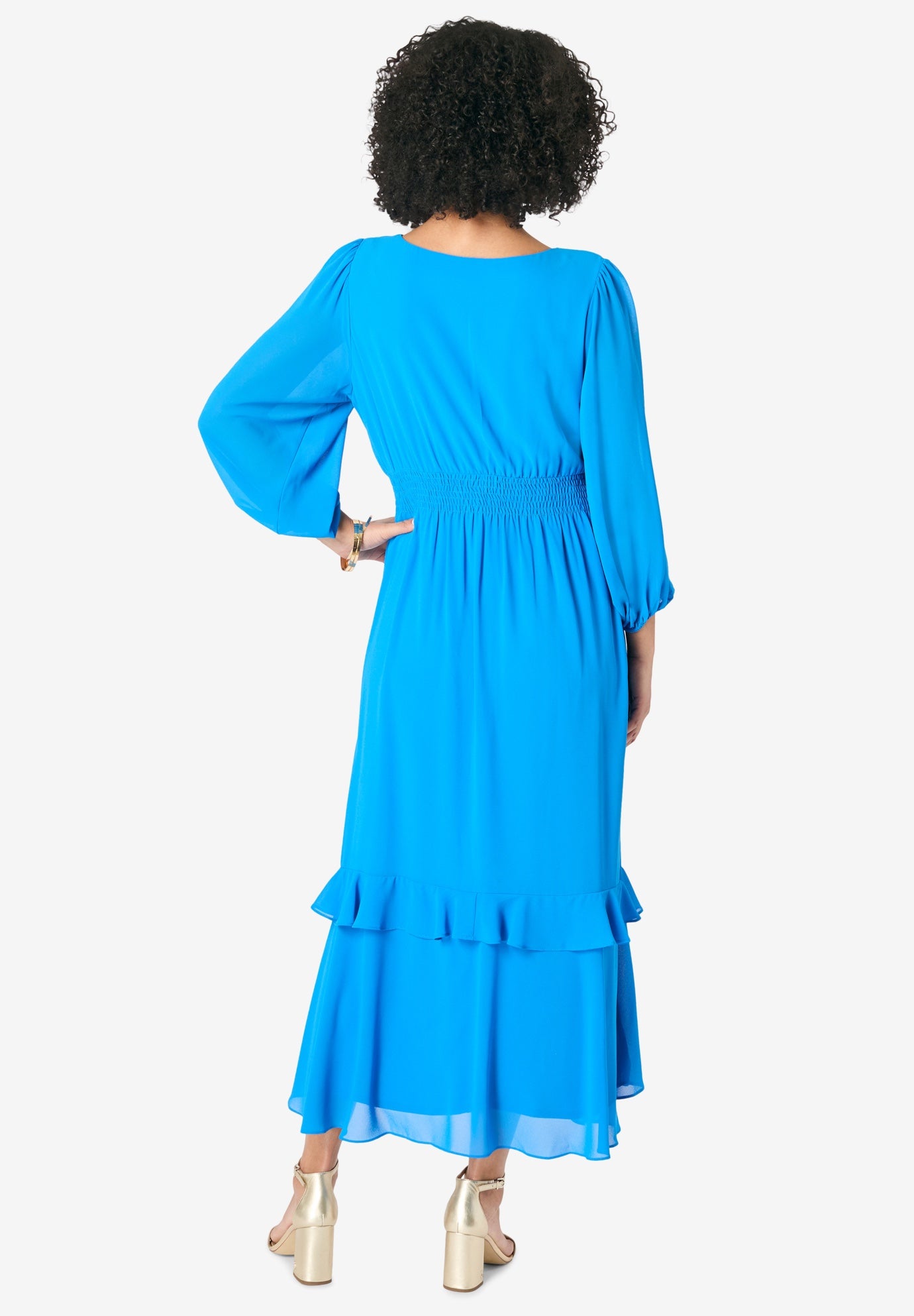 Hi-Low Ruffle Dress image number 1