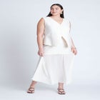 Split Hem Suiting Vest image number null