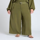 Wide Leg Belted Pant image number null