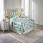 Rose Floral Quilt Set image number null