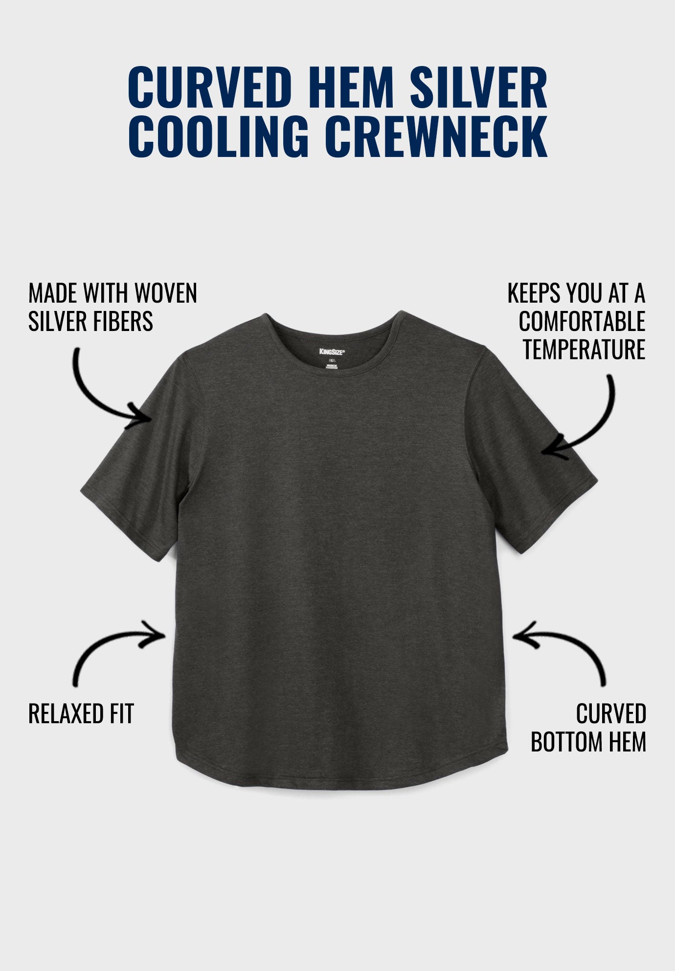 SILVER Cooling Crewneck image number 4