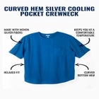 SILVER Cooling Pocket Crewneck image number null