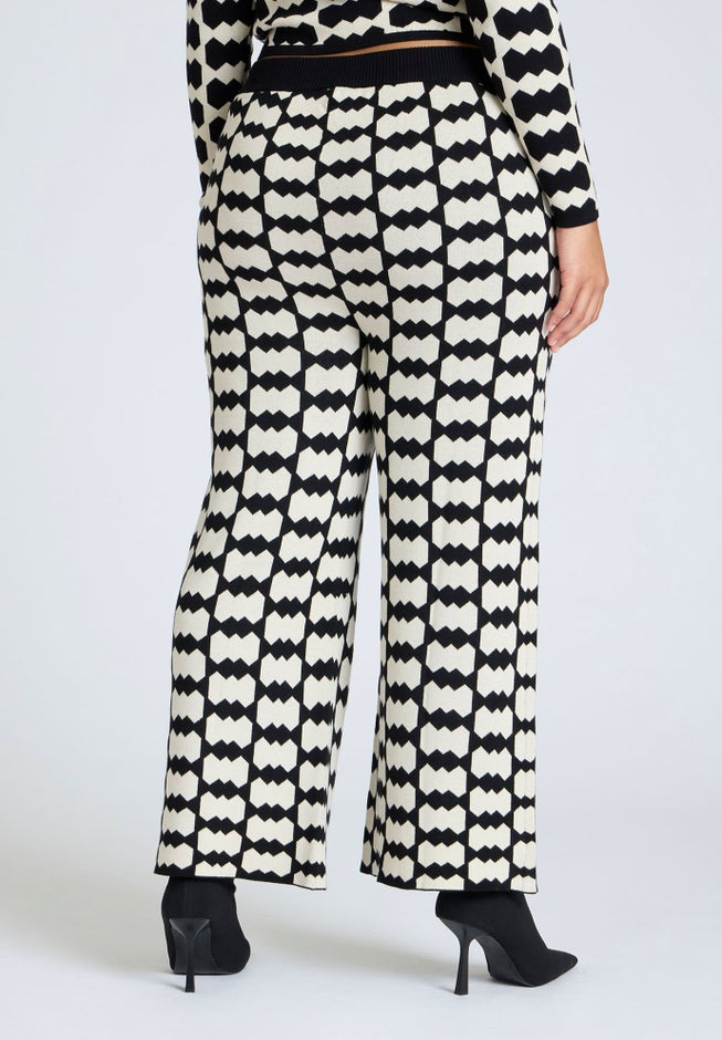 Intarsia Sweater Pant image number null