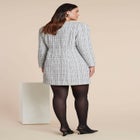  Tweed Mini Dress With Bow image number null