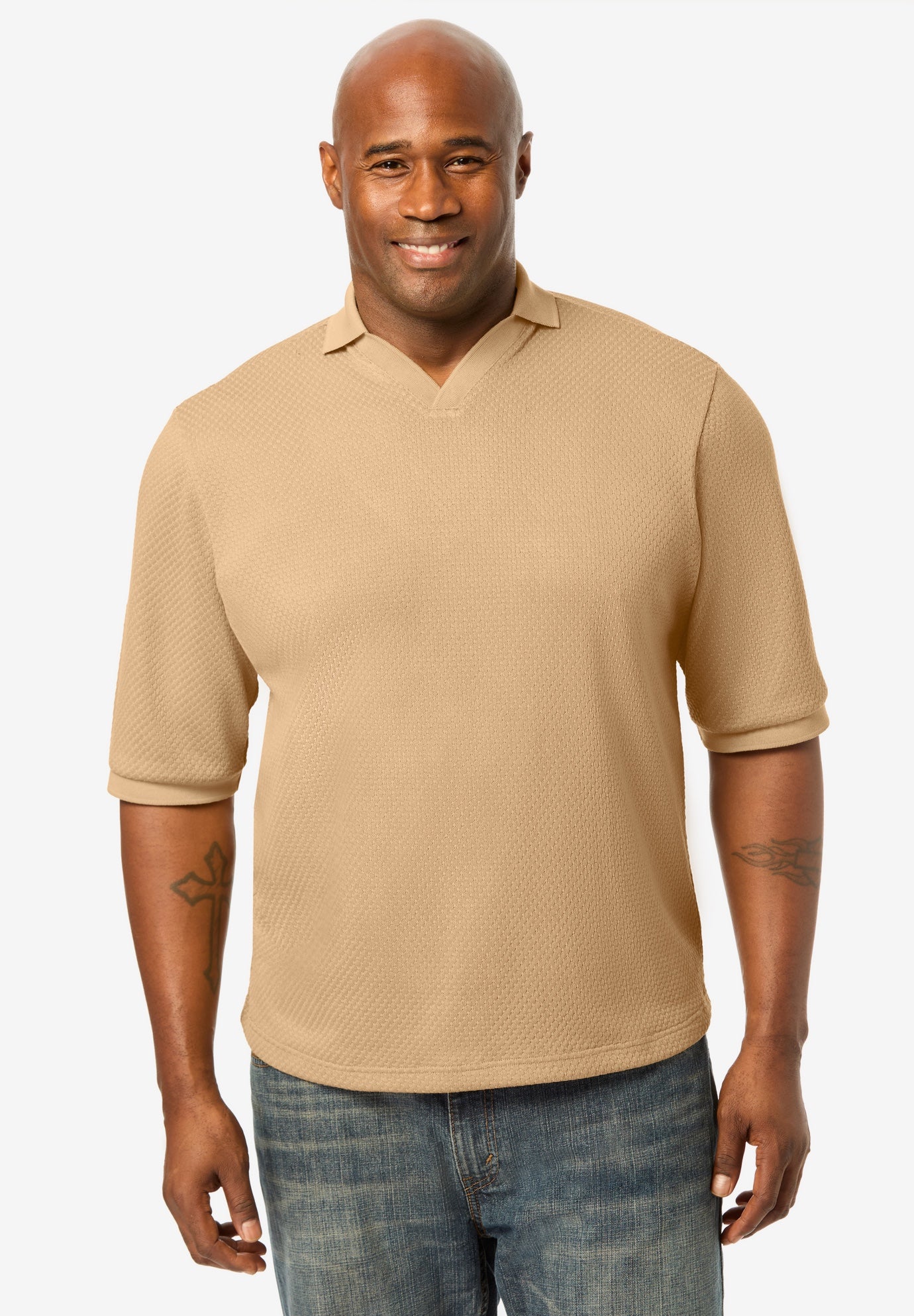 Knit Sweater Polo image number 4