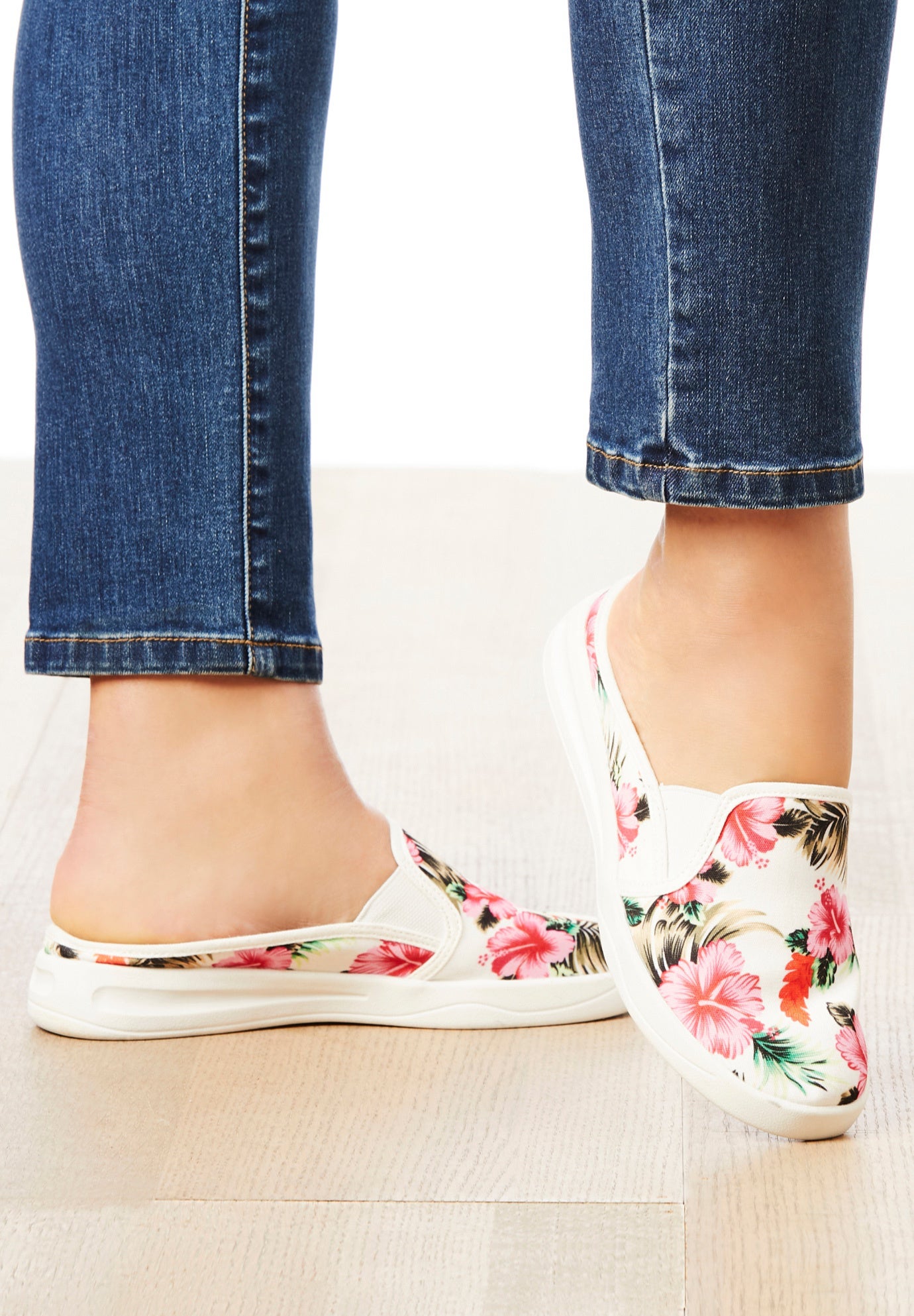 The Camellia Slip On Sneaker Mule image number 0