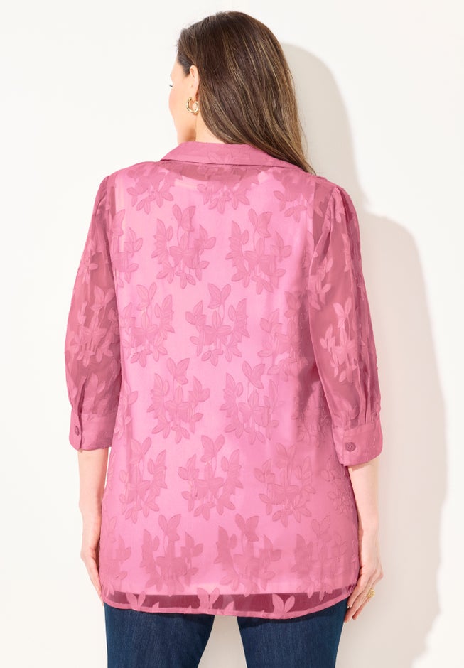 Jacquard Buttonfront Shirt image number 1