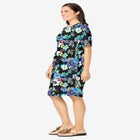 Button-Front Short Essential Dress image number 2