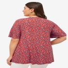 V-Neck Front Pleat Tunic image number 1