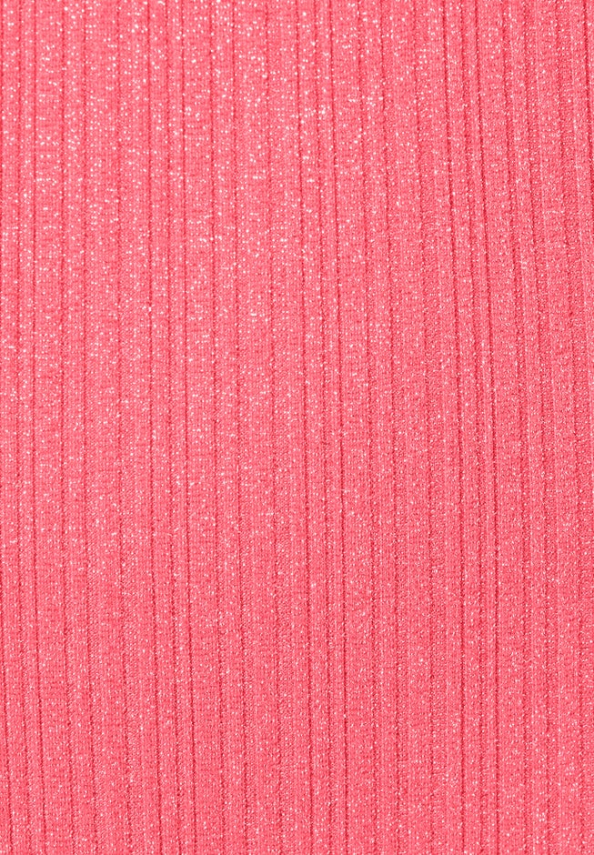 Sparkle Ribbed V-Neck One Piece Swimsuit image number 4