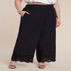 Embroidered Eyelet Pant image number 1
