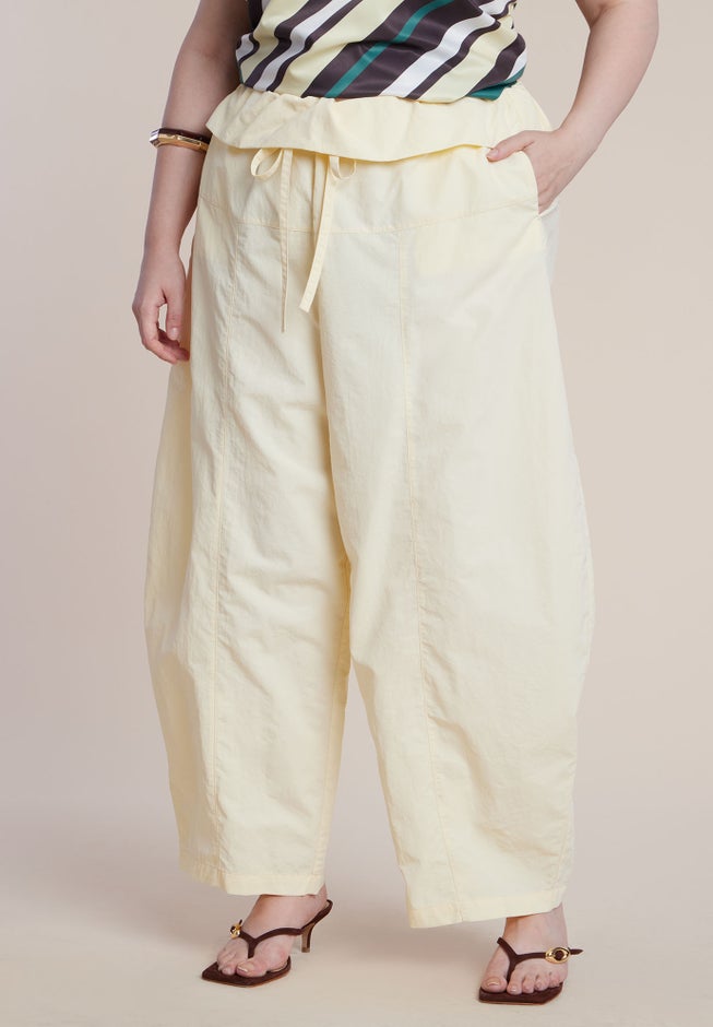 Foldover Tie Waist Pant image number 1