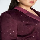 Rhinestone Embellished Blazer image number null