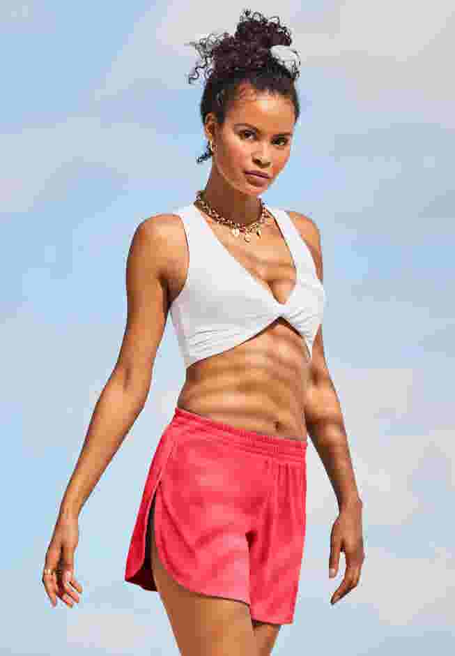 Baby French Terry Shorts Cover Up image number 0